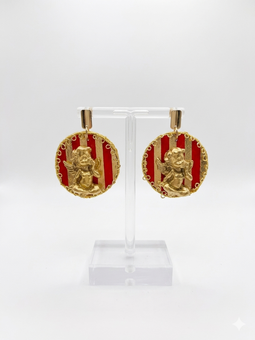 Aros mujer estilo antique hechos a mano exclusivos de Palavi Atelier