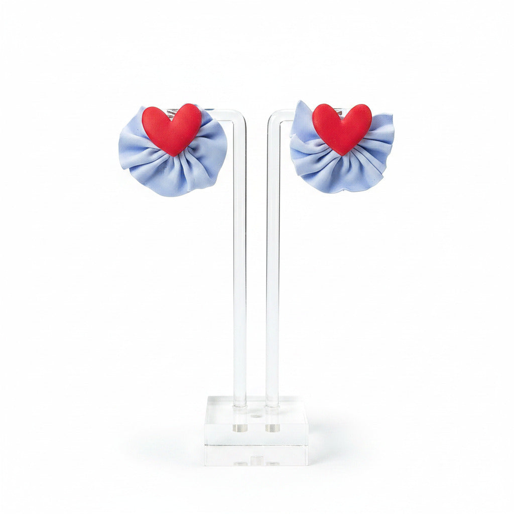 Aros mujer hipoalergénico forma de corazón marca Joyera