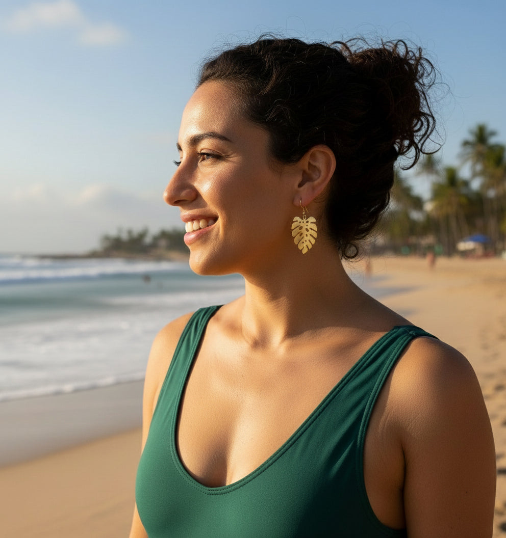 Monsteras de bronce de Carolina Olivares