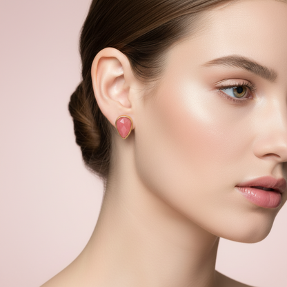 Aros Calcedonia Mini - Carolina Olivares