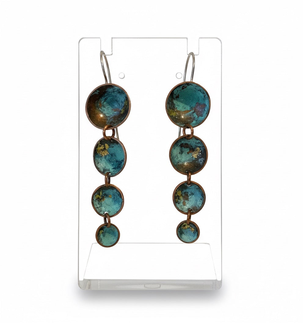 Aros Cobre 4 cuencos - Carolina Olivares