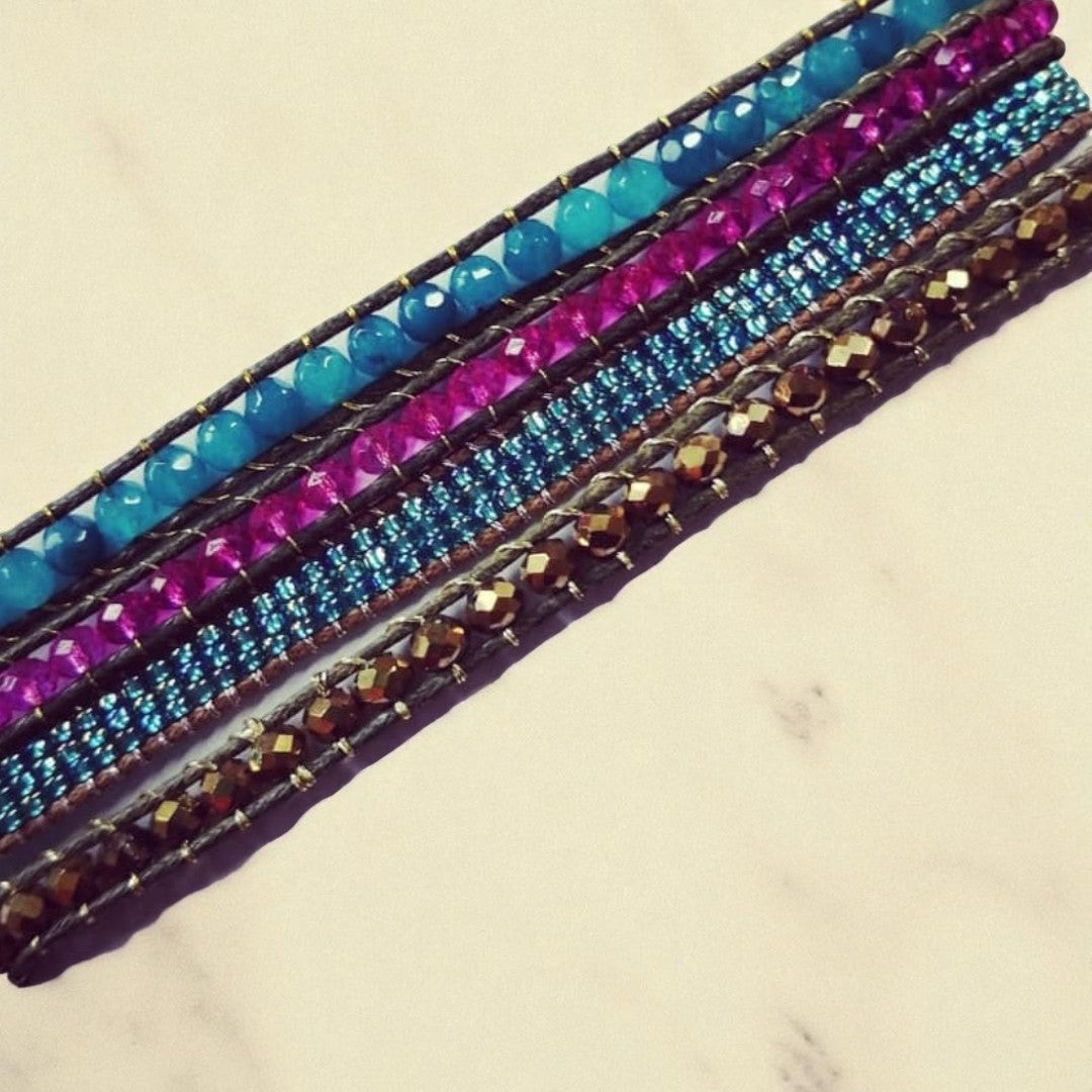 Set 4 Pulseras Bohochic