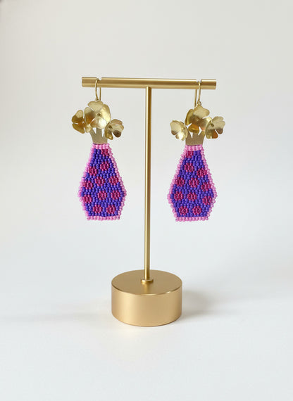 Pendientes Jarron de flores de Carolina Olivares