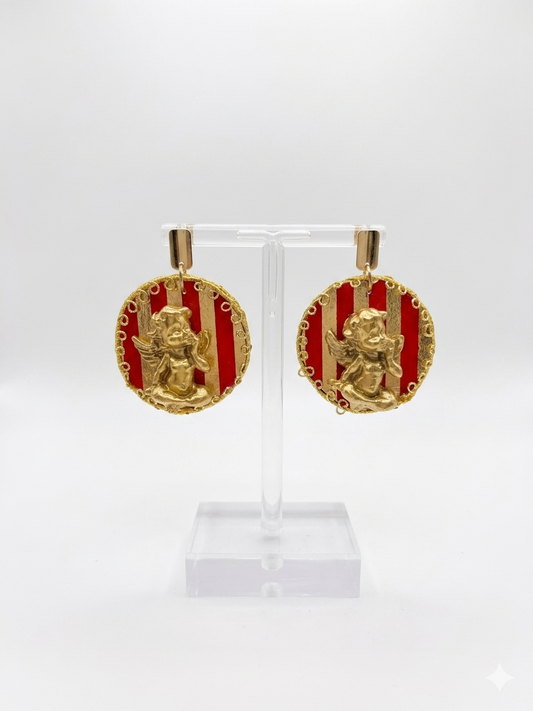 Aros mujer estilo antique hechos a mano exclusivos de Palavi Atelier
