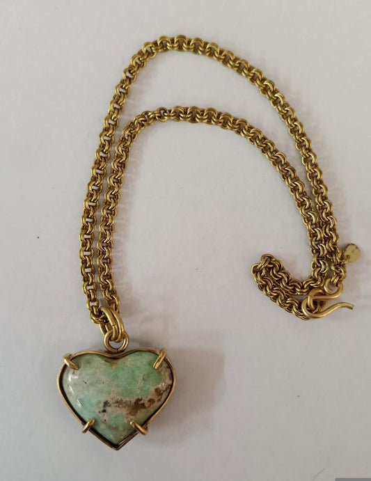 Collar Corazón Turquesa de Caro Olivares