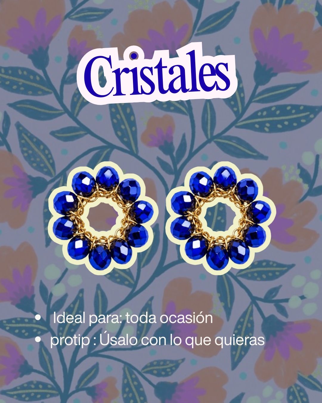 Carrito de 4 pendientes - aros mujer
