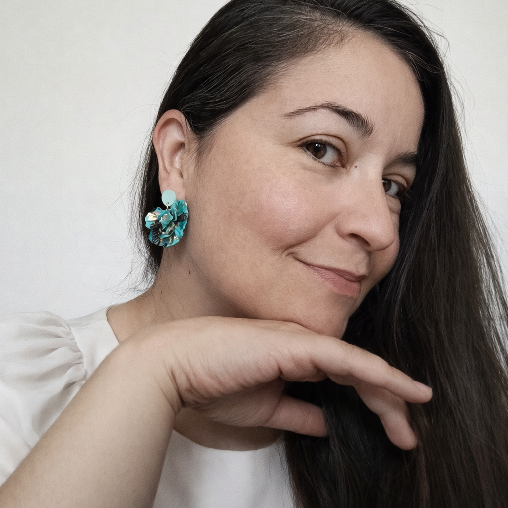 Aros Dorotea esmeralda