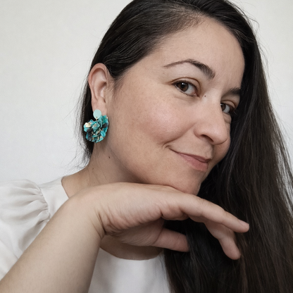 Aros Dorotea esmeralda