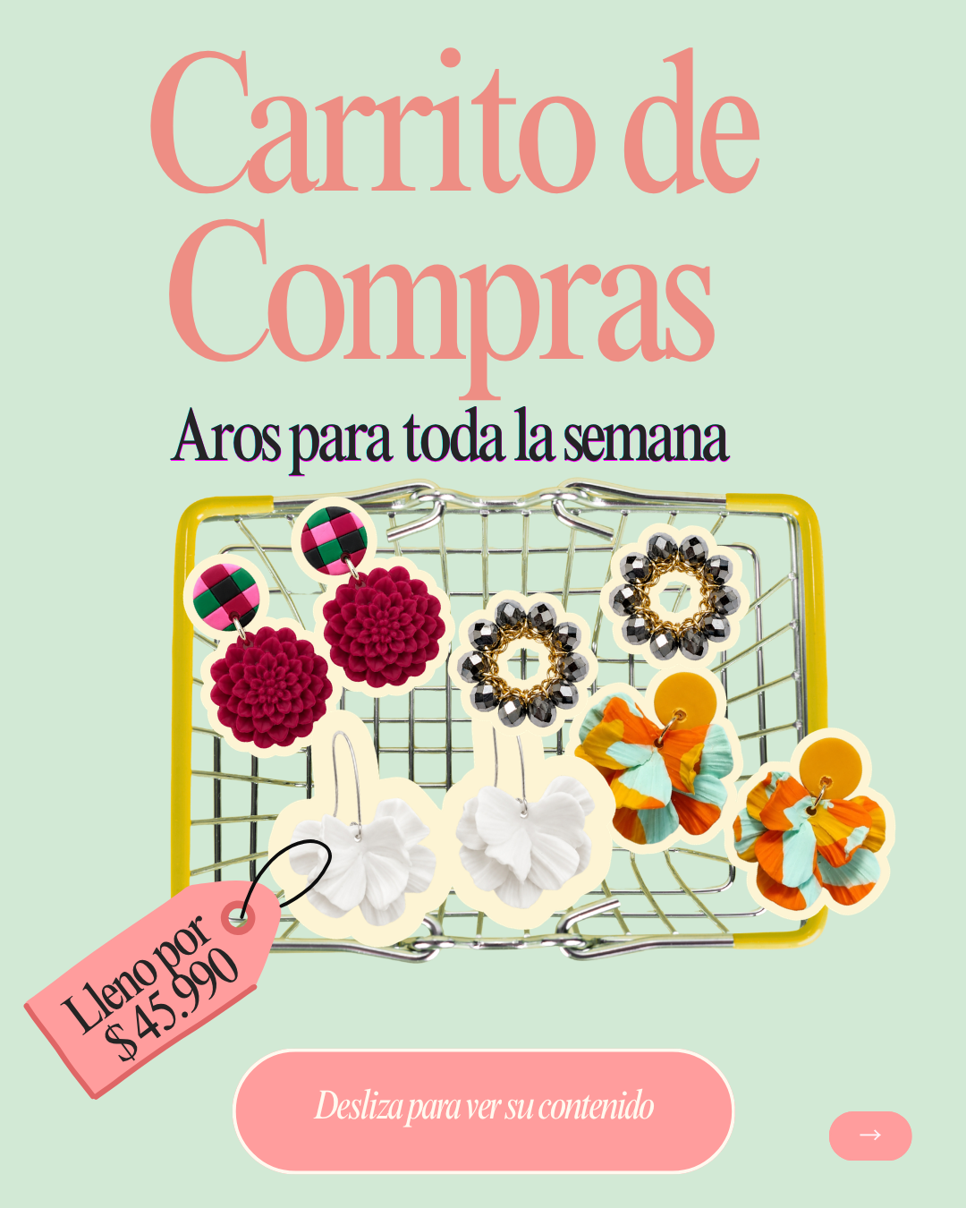 Carrito Aros Mujer Candy